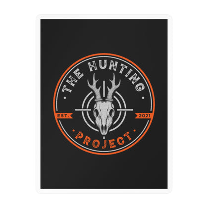 The Hunting Project - Blaze Orange - Stamp - Logo Sticker