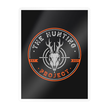 The Hunting Project - Blaze Orange - Stamp - Logo Sticker