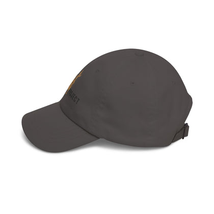 Hunting Project Dad Cap — Embroidered Deer Skull Baseball Hat - Black