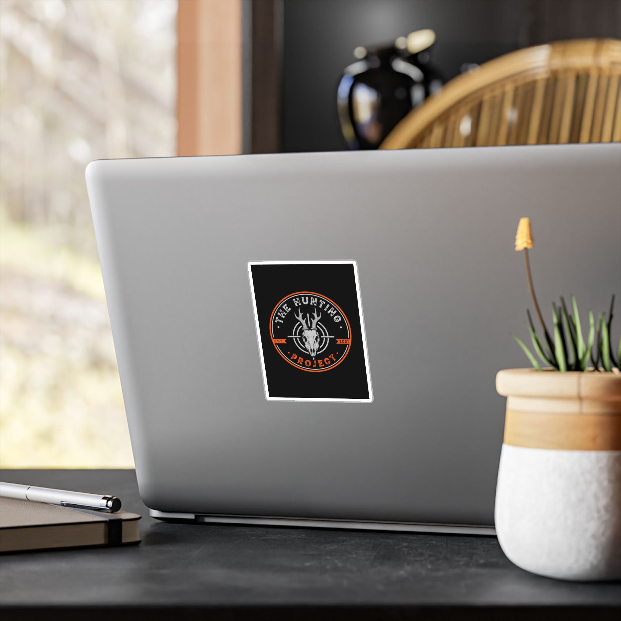 The Hunting Project - Blaze Orange - Stamp - Logo Sticker