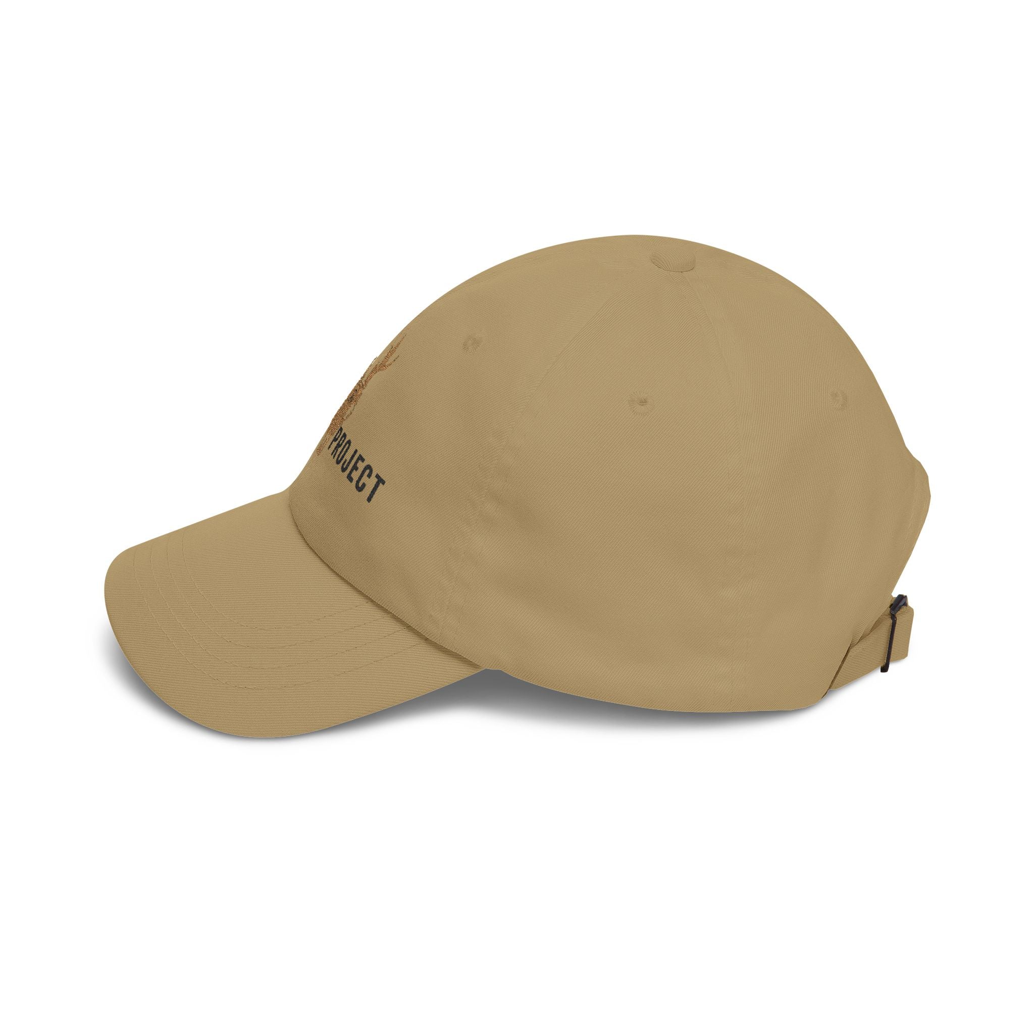 Hunting Project Dad Cap — Embroidered Deer Skull Baseball Hat - Black