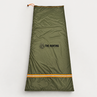 THP ripstop deer extraction bag in olive green with orange reflective strip
